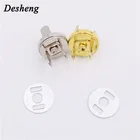 High Quality Gold Metal 10mm Magnetic Button Closure Magnet Snap Button for Bag