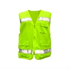 Vest High Vest High Visibility Security Reflective Mesh Safety Running Road Vest