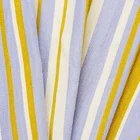 Custom Pattern Yarn Dyed Nylon Cotton Horizon Stripes Silver Metallic Woven Jacquard Fabric