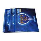 Factory high quality soft cover children education book spiral binding catalog book printing service