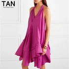 2019 Summer New Fashion Vest Women Long Maxi Boho Dress Trendy Ins Backless Rose Red Women Elegant Dress
