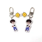 Innovative Design Custom Made Eco-friendly Anime Clear Acrylic Keychain