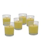 Wholesale Long Burning Clear Glass Wax Filled Luxury Scented Candles