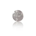 Simple fancy shank crystal metal button colour for casual dress