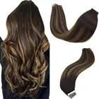 Fast shipping double drawn hair extension suppliers , european 100% virgin human tape hair extension