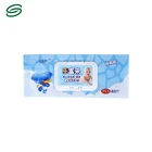 Custom logo plastic packaging baby wet tissue newborn skin care wipes