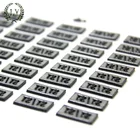 Custom heat press sticker 3d silicone heat transfer printing labels for clothing