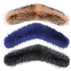 Wide varieties real fox fur collar fur collar bomber fur collar
