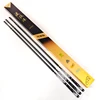 WEISHA OEM Wholesale High Carbon Fiber Blank Telescopic Black Fishing Rod with Gift Box