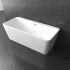 FABIAO Hotel Bathroom Shower Freestanding Massage Acrylic Rectangle Bathtub
