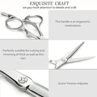 Barber Scissors SYB-60A 6inch JAPAN 440C Shears Hair Cutting Beauty Hairdressing Factory