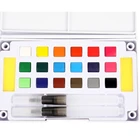 Wholesale Professional Artist Cake Plastic Water Color Palette Various Types Paint Set Watercolor Paint
