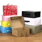 Design Foldable Paper Cardboard Shoe Box Packaging Printed, Wholesale Empty Luxury Shoe Box giant shoe box