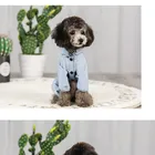 Dog Waterproof Clothing Dog Raincoat All Wrapped Waterproof Hooded 4 - Legged Clothing Cat And Dog Supplies