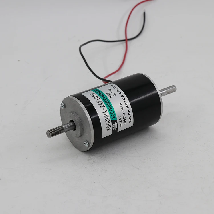 12v 24v Dc Long Shaft Motor 10000 Rpm High Speed Motor Miniature 80w