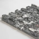 Tile Wall Mosaic Tile For Wall 3D Type Nero Mosaic Tile Natural Stone Mosaic Tile For Wall