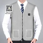 Hunting Vest heated clothing Washable USB Electric Heating Vest Men's Temperature Settings Heated Jacket
