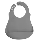 New baby product easily wipes clean waterproof silicone baby bib