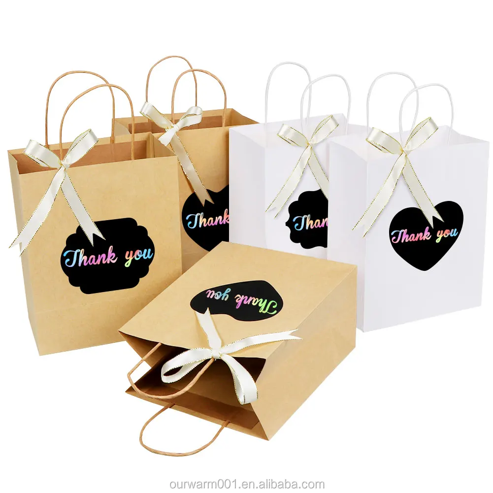 party favor wedding decoration diy birthday paper gift bags with