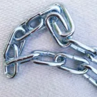 5mm Medium Blue White Galvanized Welded Chain
