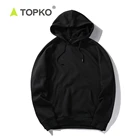 TOPKO men's high quality custom soild color oversized hoodie