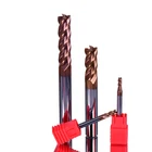 Cutter Carbide Milling Cutter 55HRC Tungsten Carbide Mini CNC Milling Cutter With Bronze Coating In Stock
