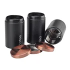 3pcs of Kitchen Canister Set,Coffee Sugar Tea Jar for Home,Restaurant (Matte Black)
