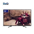 China DQ manufacture HD 32 inch TV 40 inch 2k hd smart tv 43inch tempered glass tv with android wifi