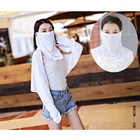 Outdoor Silk Women Summer UV Proof Face Scarf Muffler Sport Sun Shade Neck Gaiter Sunscreen