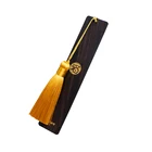 Sandalwood Wooden Creative Red Sandalwood Wooden Bookmarks For Books With Tassels