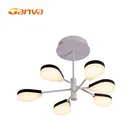 Single white modern with remote control led ceiling chandelier ceiling lights