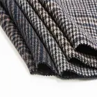 50%wool fashion style double sided tartan yran dyed plaid wool fabric for coats