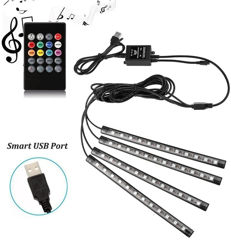 LED App Controller Waterproof Multi DIY Color Music Under Dash Car Lighting Kits with ound Active Function for mart Phone,1 Set
LED App Controller Waterproof Multi DIY Color Music Under Dash Car Lighting Kits with ound Active Function for mart Phone,1 Set