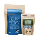 Packaging Bag Custom Brown Tea/coffee Packaging Resealable Kraft Paper Bag With Zipper
