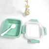 Small korea plastic leakproof bento kids lunch box cute container