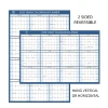 018-2A1 2020 Double sided laminated yearly calendar wall calender 365 day calendar