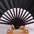 Hand Fans Fan New Design Men 24cm Bamboo Folding Hand Fans Custom Gift Craft Fans Wall Decoration