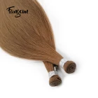 100g 6pcs raw indian hair weft wholesale double drawn hand tied natural remy hair extension bundles