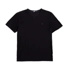 Custom printing black short sleeve 100% men cotton t shirt