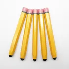 Retro Pencil Shape Capacitive Touch Screen Stylus Pen Handwriting Pen For iPhone Smartphone Series