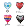 Valentine's Day Heart Foil Balloon Happy Marry Aluminum Balloons for Celebration pass BSCI