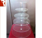 wedding cake display stand acrylic cake stand for party