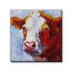 wall art manufacturer original cow head handmade oil painting canvas