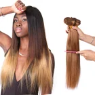Top Quality Double Drawn Thick 8A Virgin Human Brazilian Color Hair Bundles