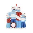 Family Christmas Party Decoration Gift Product Personalized Family 2020 Christmas Ornament Quarantine