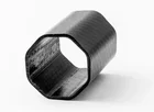 100% Carbon Fiber 3K Full Carbon Fiber Octagon Tubes Or Pipes 1.5mm Thickness