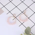 Hoop Crystal Earrings Hot Fashion Big Hoop Crystal Earrings Fancy Artifical Jewellery Woman Earrings