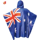 Top selling custom size events advertising Australia hat cape flags