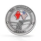 Brass Souvenirs Custom Soft Enamel Die Cast Challenge Coins With Antique Brass Gold Finishing For Souvenirs