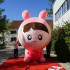 Lovely inflatable cartoon girl characters